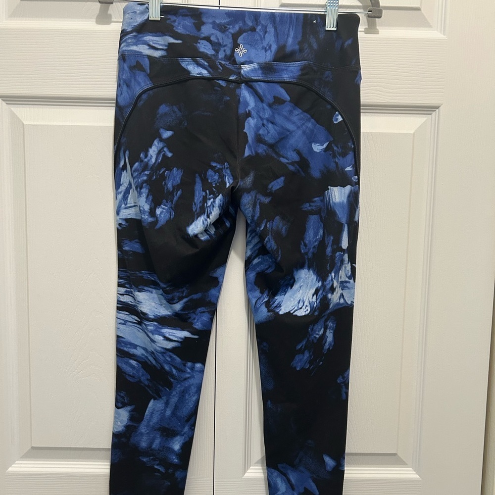 Simply Vera Wang Leggings Womens Small Blue Mid-Rise Yoga Athleisure. - Picture 5 of 5